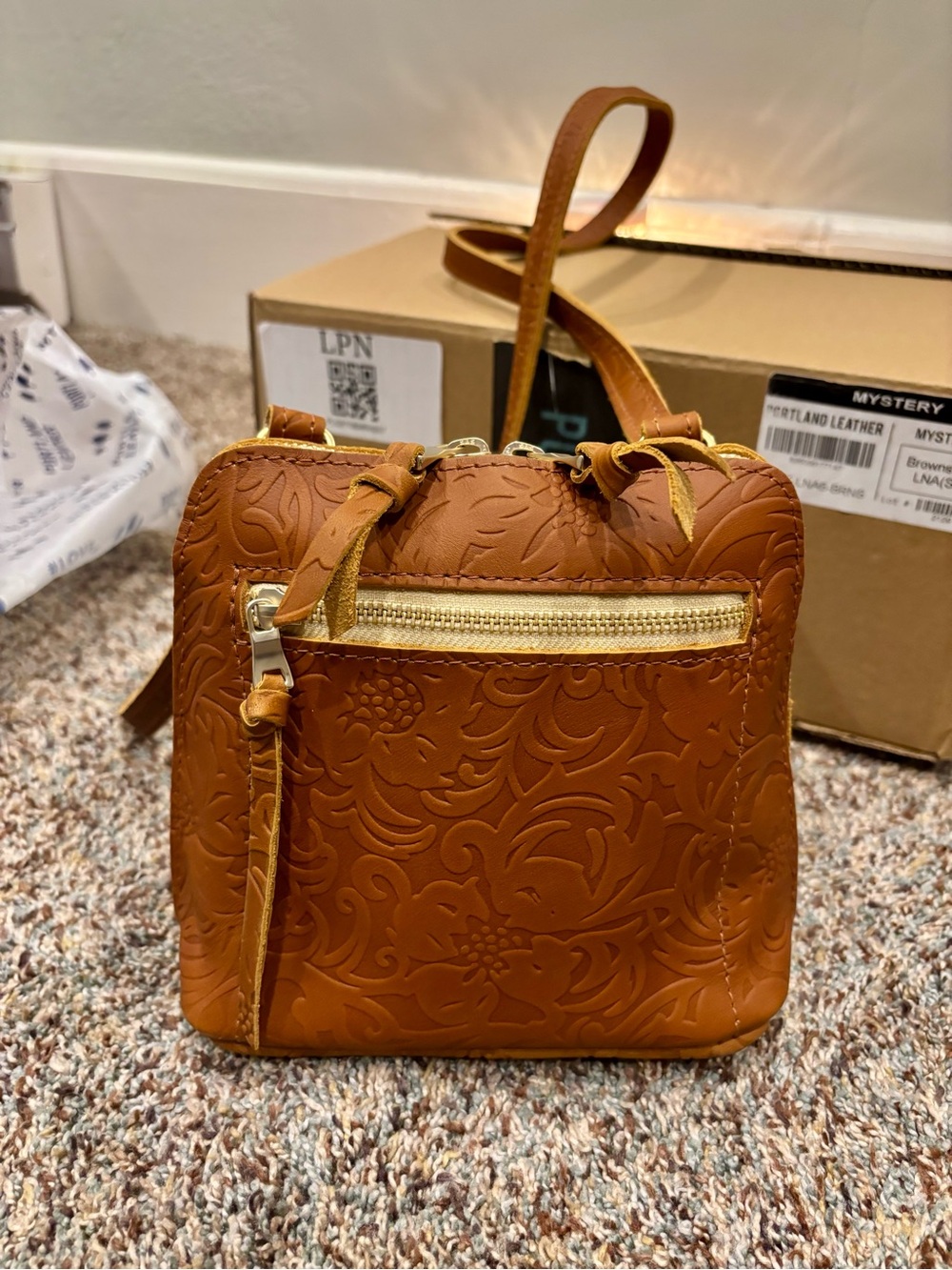 *Nee Portland Leather petite Luna in MEADOW